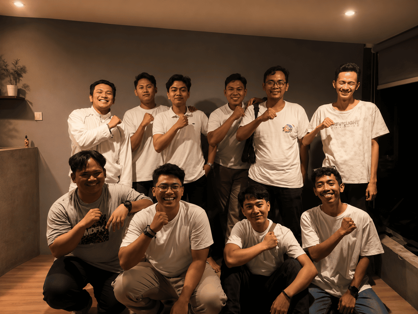 Sedang membuat kopi